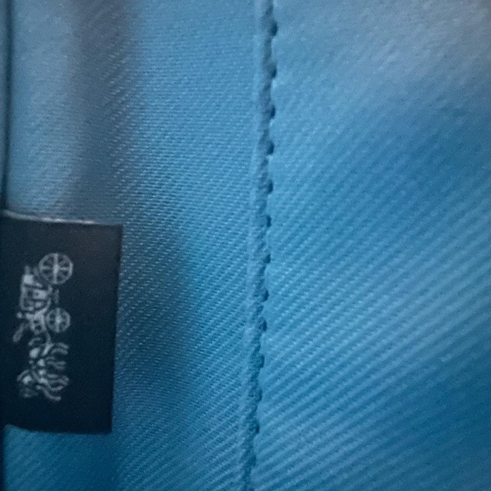 Coach Sky Blue Leather Crossbody Bag - Picture 7 of 15